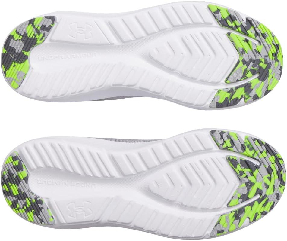 imageUnder Armour Boys Grade School Pursuit 4 Sneaker011 Mod GrayCastlerockHyper Green