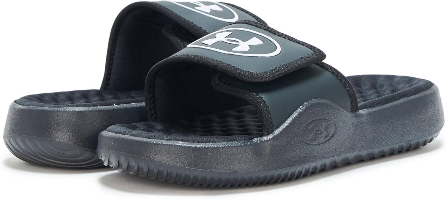 imageUnder Armour Boys Ignite Pro 8 Slide Sandal001 BlackBlackWhite