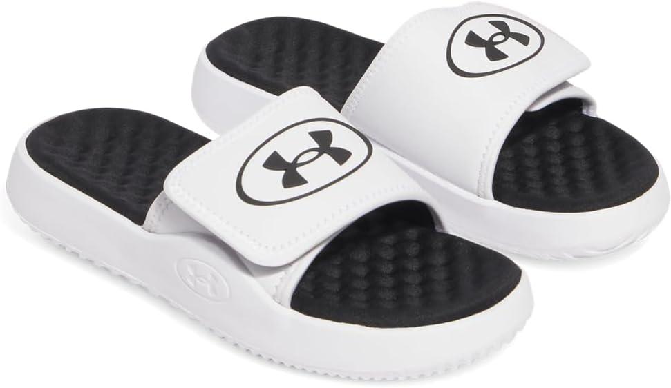 imageUnder Armour Boys Ignite Pro 8 Slide Sandal101 WhiteBlackBlack