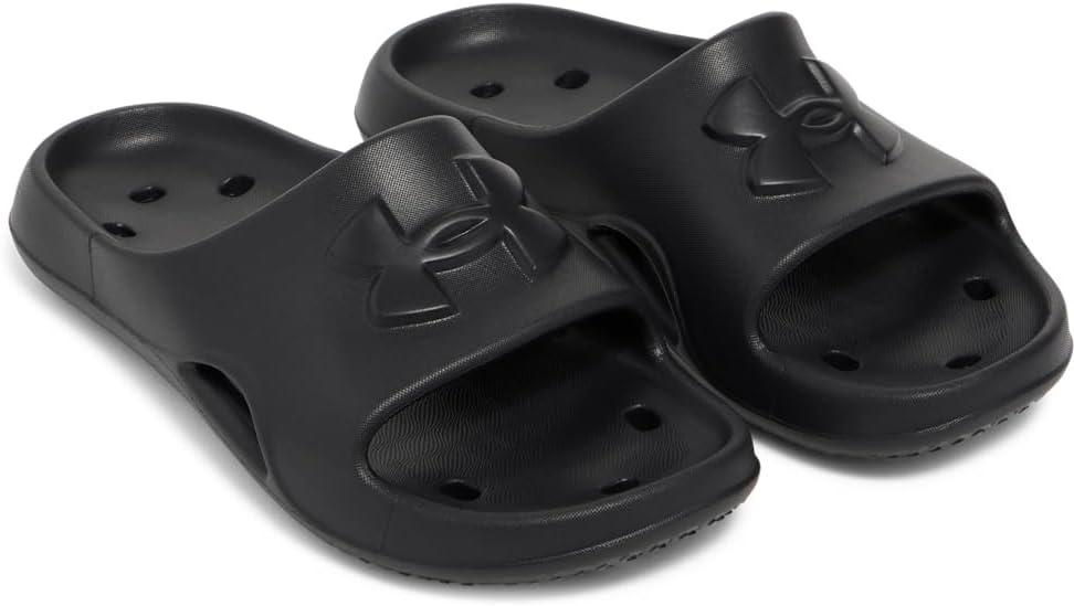 imageUnder Armour Boys Locker V Athletic Sandals001 BlackBlackWhite
