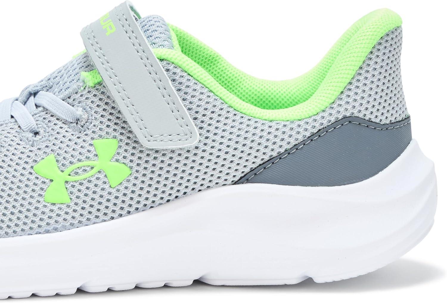 imageUnder Armour Boys Pre School Pursuit 4 Alternate Closure Sneaker011 Mod GrayCastlerockHyper Green