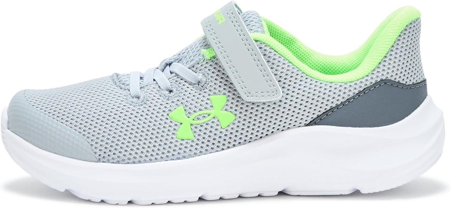 imageUnder Armour Boys Pre School Pursuit 4 Alternate Closure Sneaker011 Mod GrayCastlerockHyper Green