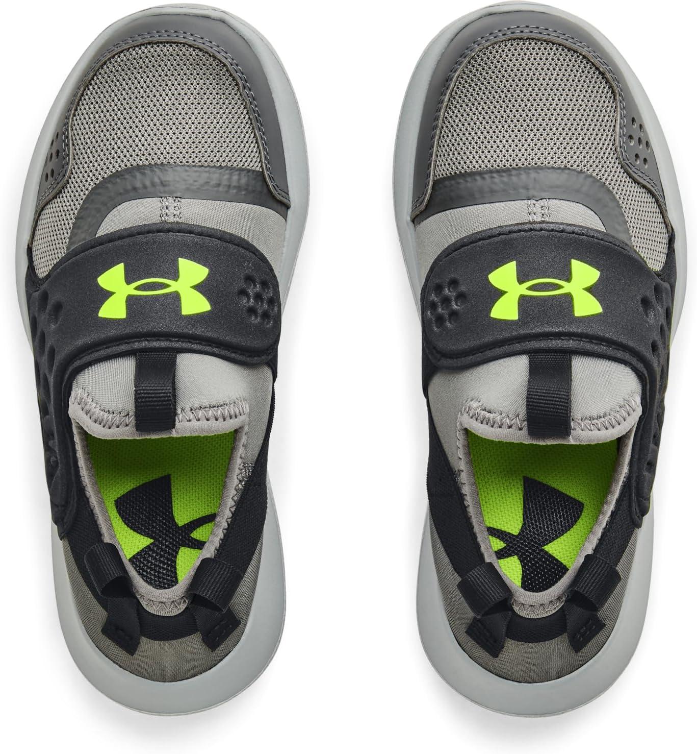 imageUnder Armour Child Runplay Running ShoeConcrete 100Highvis Yellow