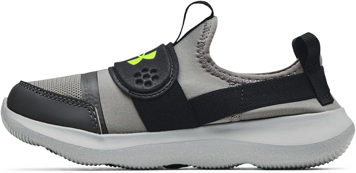 imageUnder Armour Child Runplay Running ShoeConcrete 100Highvis Yellow