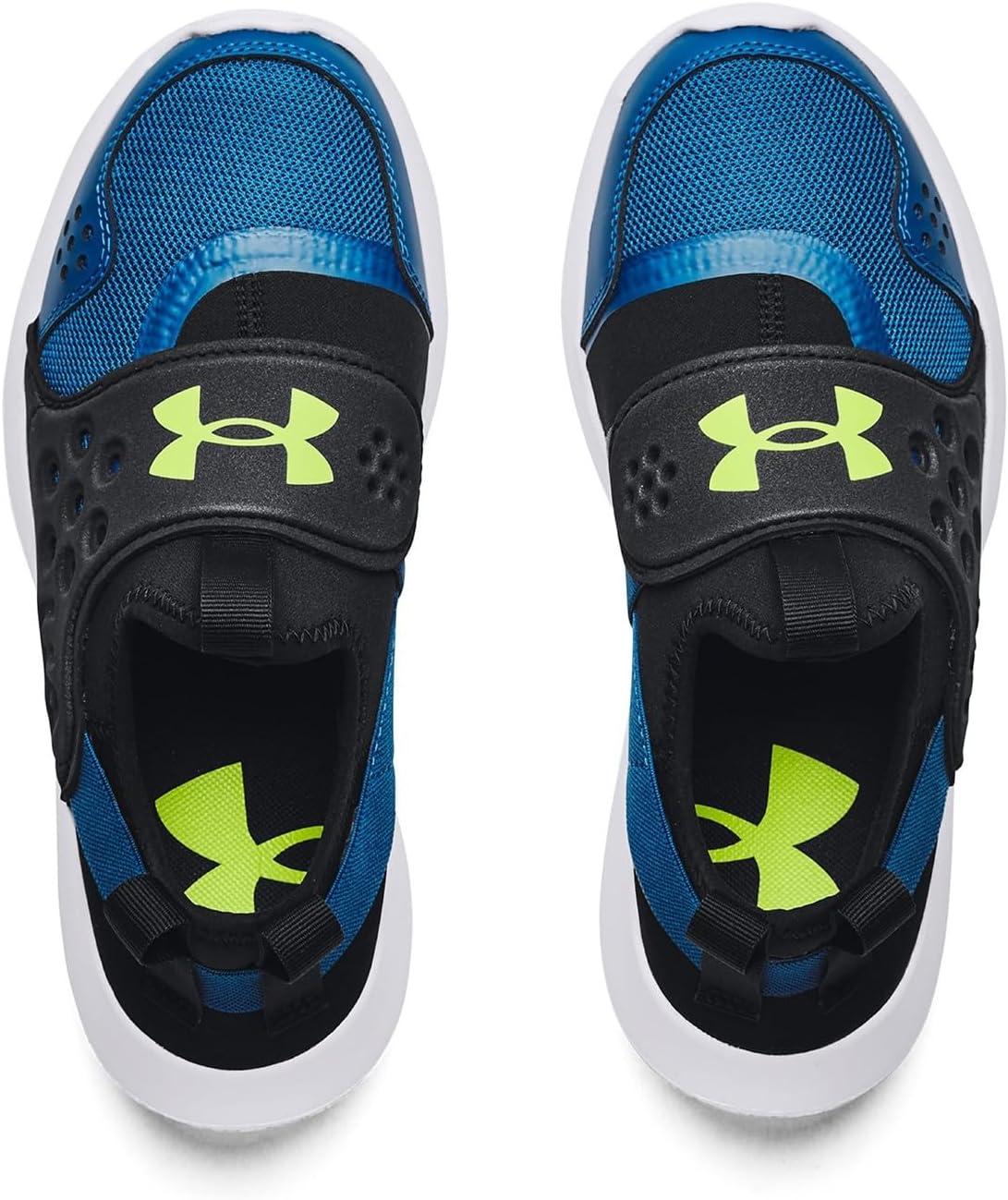 imageUnder Armour Child Runplay Running ShoeCruise Blue 402Highvis Yellow