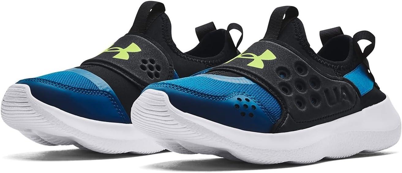 imageUnder Armour Child Runplay Running ShoeCruise Blue 402Highvis Yellow