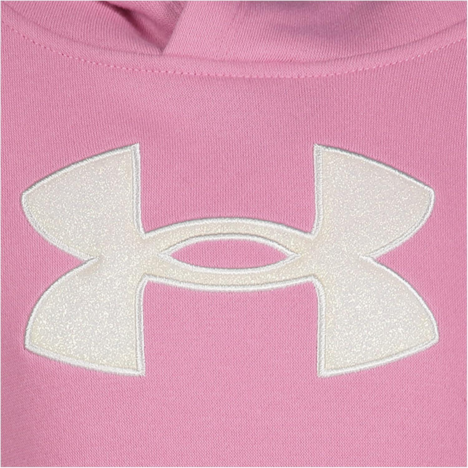 imageUnder Armour Girls Hoodie Fleece Inner Layer ampamp Cute Full FitFlamingo  Core