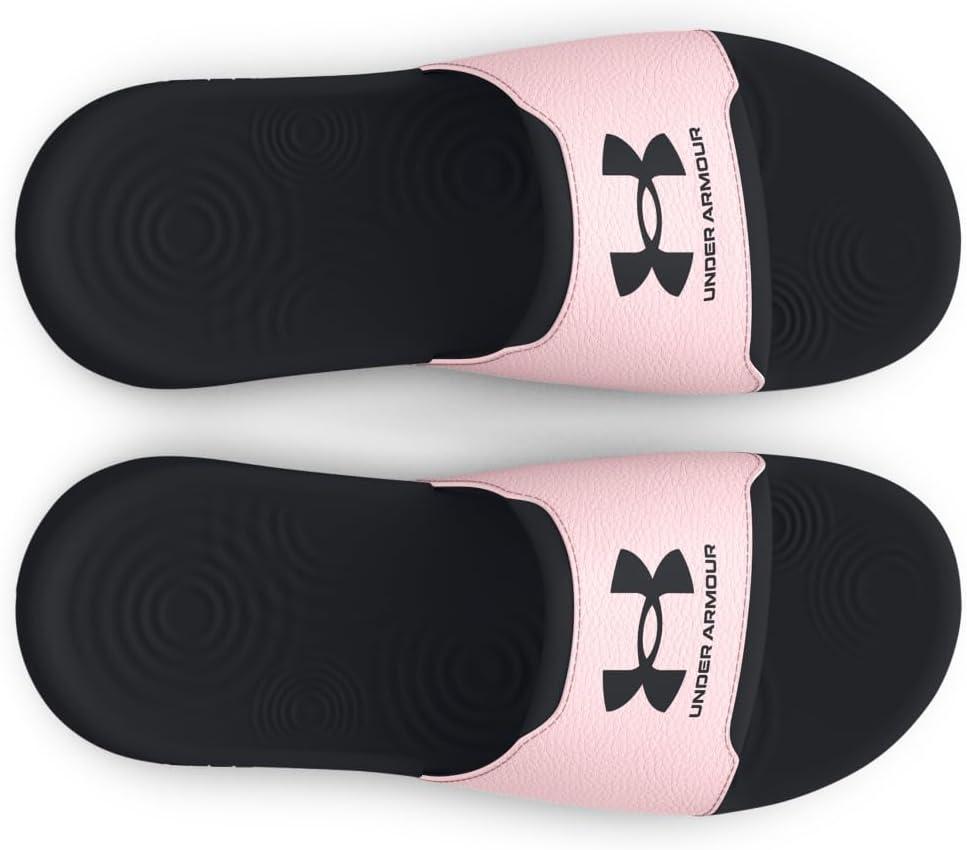 imageUnder Armour Girls Ignite Select Slide Sandal001 BlackPrime PinkBlack