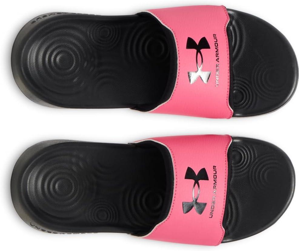imageUnder Armour Girls Ignite Select Slide Sandal002 BlackSuper PinkBlack