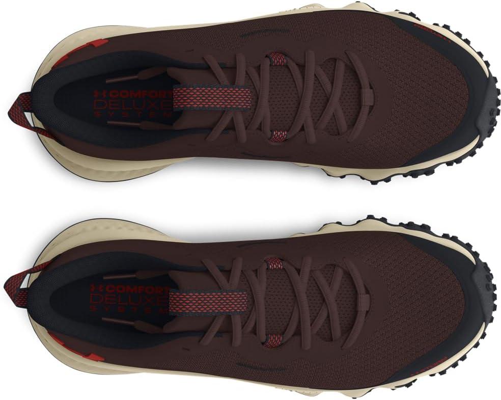 imageUnder Armour Mens Charged Maven Trail Waterproof202 Brown ObsidianBlackEarthen Orange