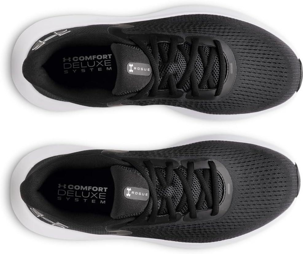 imageUnder Armour Mens Charged Rogue 5 Sneaker001 BlackBlackWhite