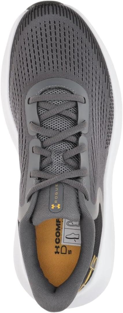 imageUnder Armour Mens Charged Rogue 5 Sneaker025 CastlerockBlackCampus Gold