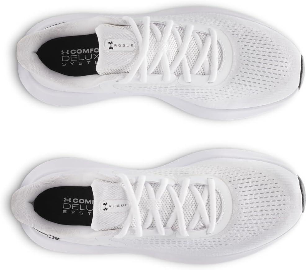 imageUnder Armour Mens Charged Rogue 5 Sneaker100 WhiteWhiteBlack