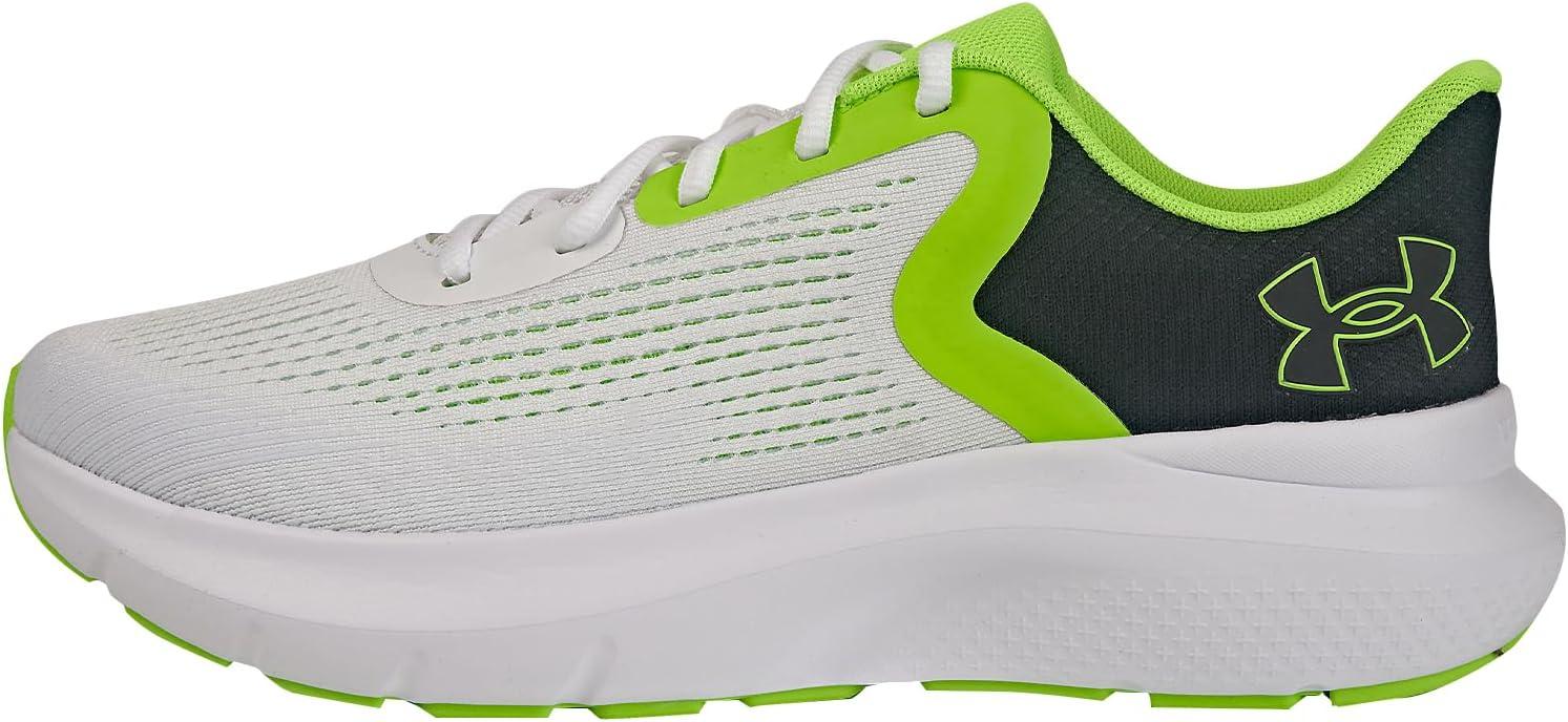 imageUnder Armour Mens Charged Rogue 5 Sneaker101 WhiteBlackHyper Green