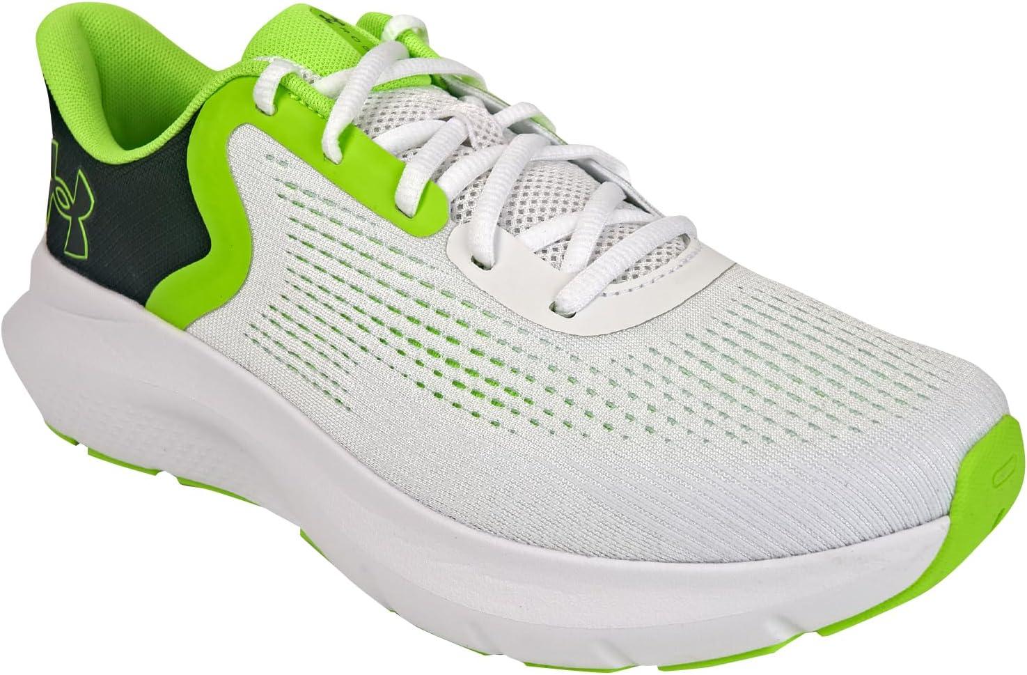 imageUnder Armour Mens Charged Rogue 5 Sneaker101 WhiteBlackHyper Green
