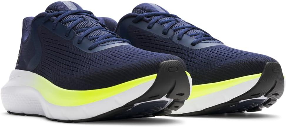 imageUnder Armour Mens Charged Rogue 5 Sneaker403 Washed NavyHigh Vis YellowBlack