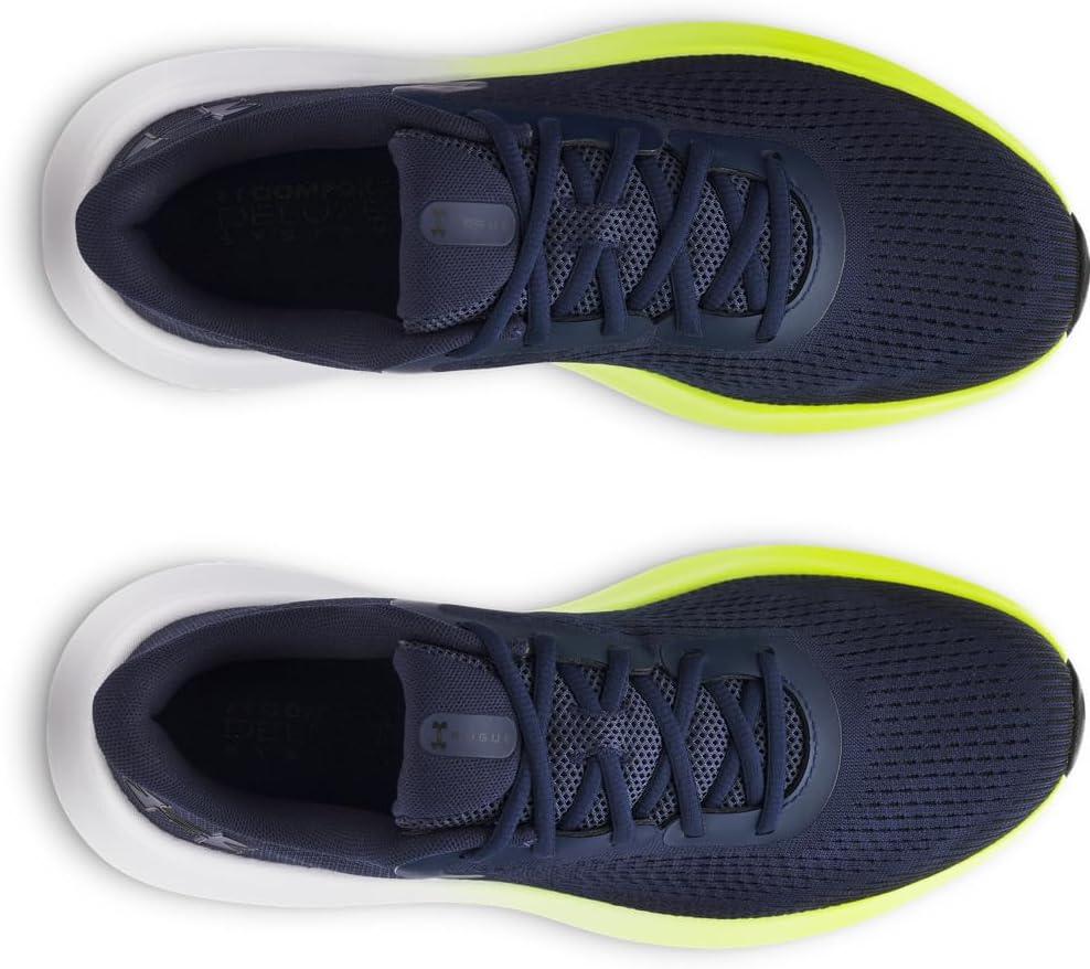 imageUnder Armour Mens Charged Rogue 5 Sneaker403 Washed NavyHigh Vis YellowBlack