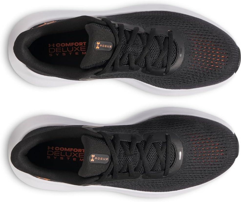 imageUnder Armour Mens Charged Rogue 5 SneakerAnthraciteBlackTeam Orange