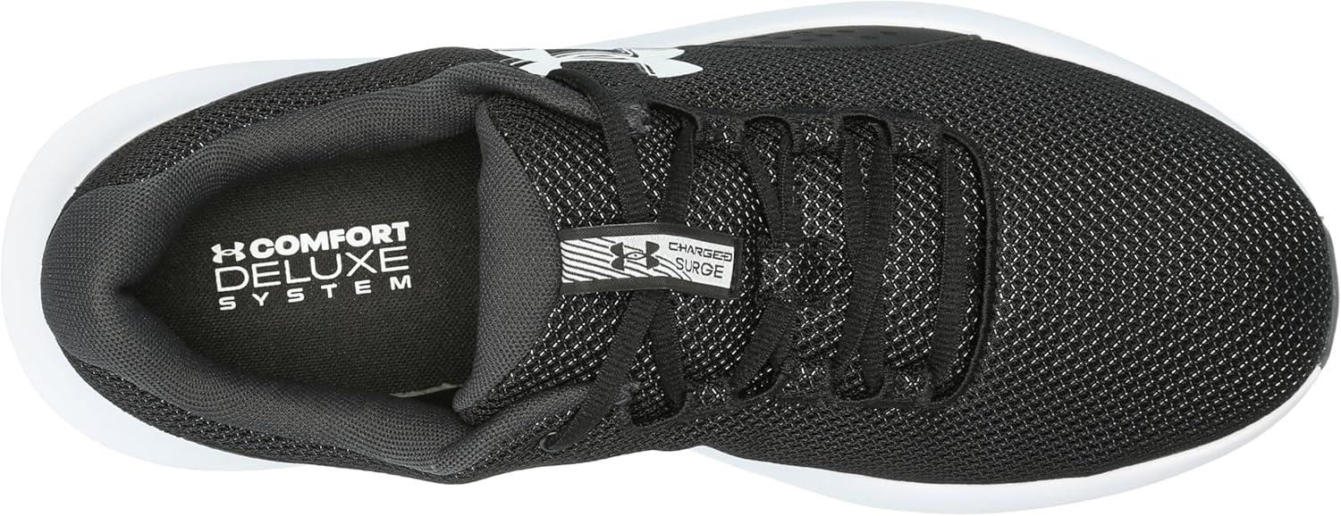imageUnder Armour Mens Charged Surge 4 Sneaker002 BlackAnthraciteWhite
