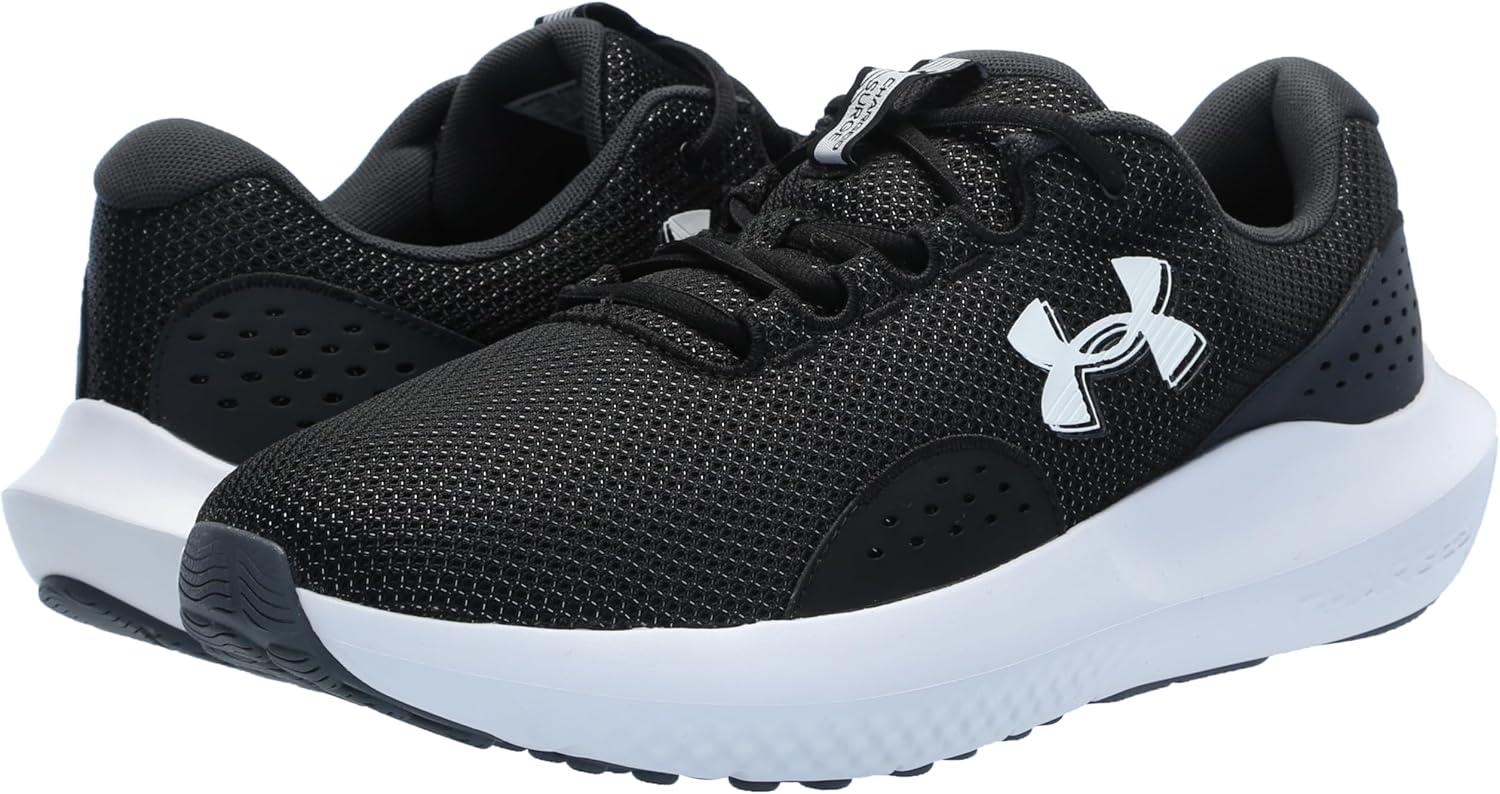 imageUnder Armour Mens Charged Surge 4 Sneaker002 BlackAnthraciteWhite