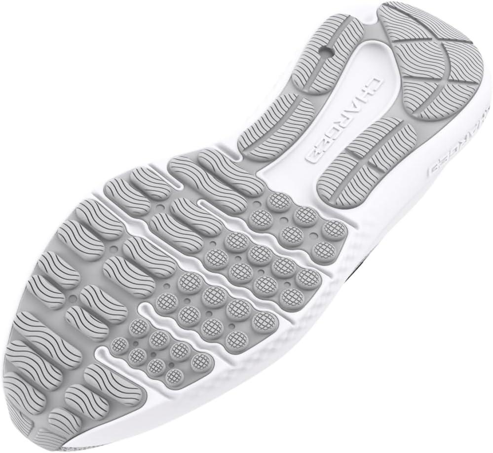 imageUnder Armour Mens Charged Surge 4 Sneaker100 WhiteHalo GrayBlack