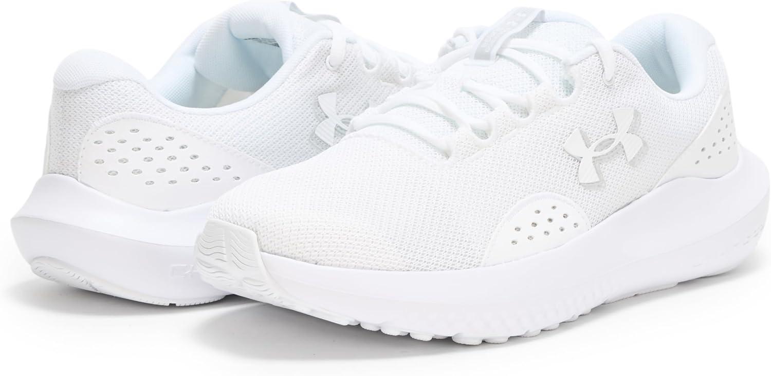 imageUnder Armour Mens Charged Surge 4 Sneaker101 WhiteWhiteWhite