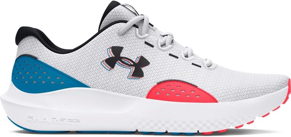 imageUnder Armour Mens Charged Surge 4 Sneaker102 WhiteCapriBlack