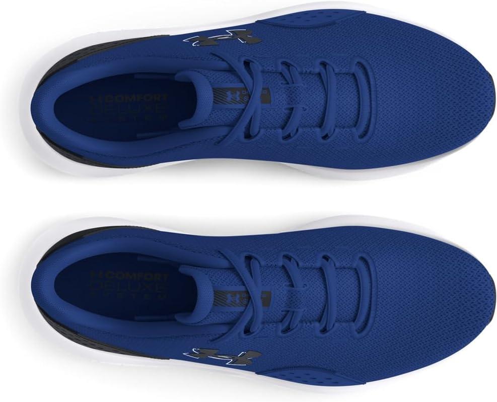 imageUnder Armour Mens Charged Surge 4 Sneaker402 Tech BlueBlackBlack