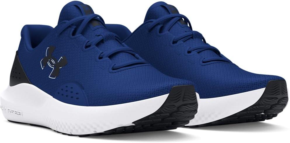 imageUnder Armour Mens Charged Surge 4 Sneaker402 Tech BlueBlackBlack