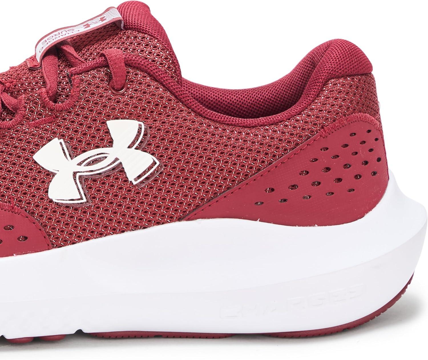 imageUnder Armour Mens Charged Surge 4 Sneaker625 CardinalCardinalWhite