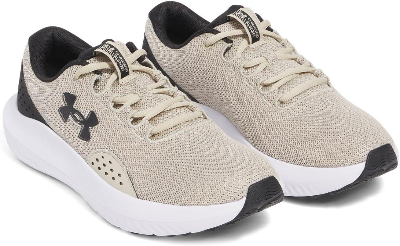 imageUnder Armour Mens Charged Surge 4 SneakerKhaki BaseBlackBlack