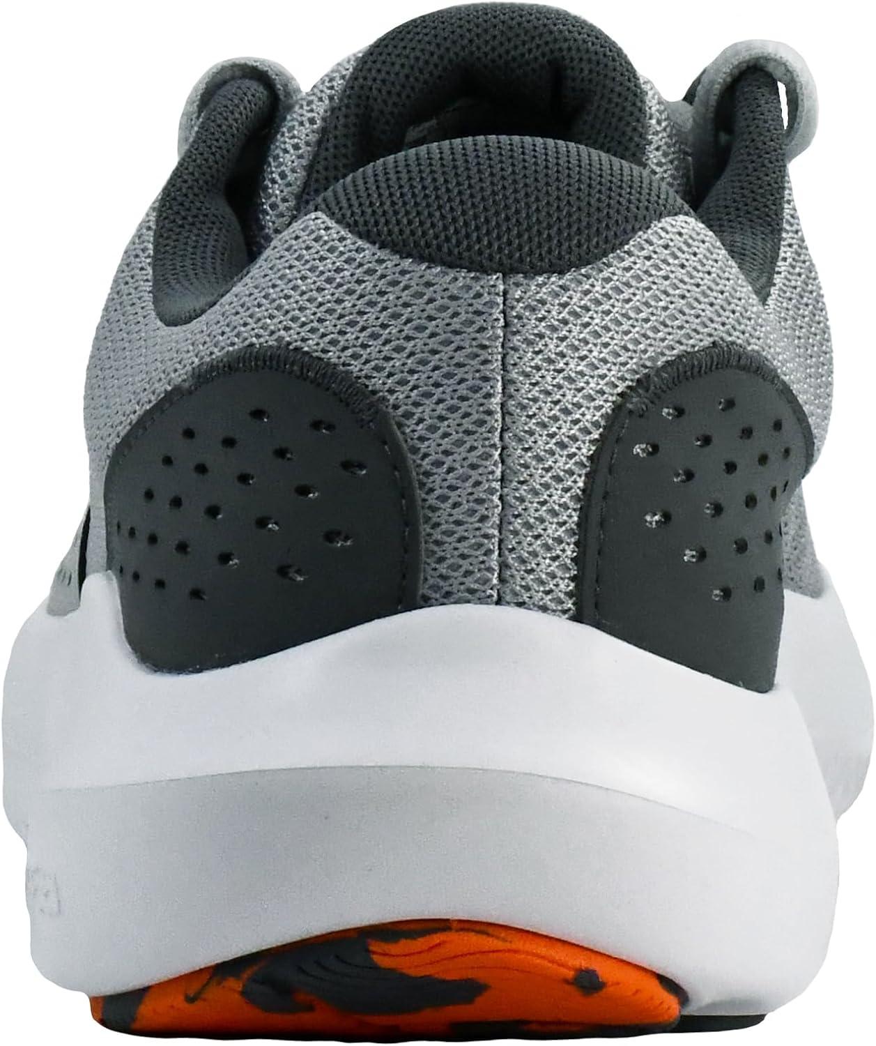 imageUnder Armour Mens Charged Surge 4 SneakerMod GrayCastlerockTeam Orange