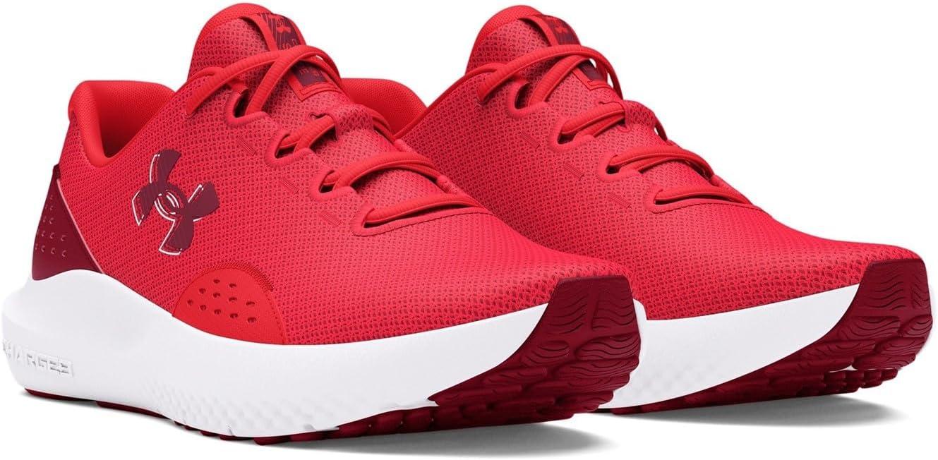 imageUnder Armour Mens Charged Surge 4 SneakerRacer RedCardinalCardinal