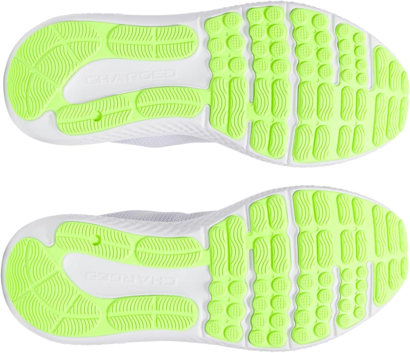 imageUnder Armour Mens Charged Surge 4 SneakerWhiteHyper GreenBlack