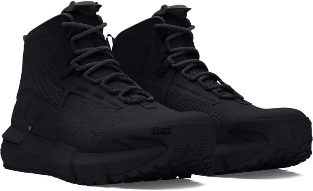 imageUnder Armour Mens Charged Valsetz Mid Military and Tactical Boot001 BlackBlackJet Gray