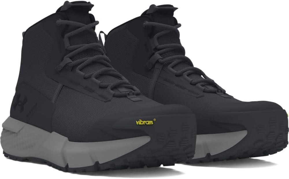 imageUnder Armour Mens Charged Valsetz Mid Military and Tactical Boot102 AnthraciteCastlerockBlack