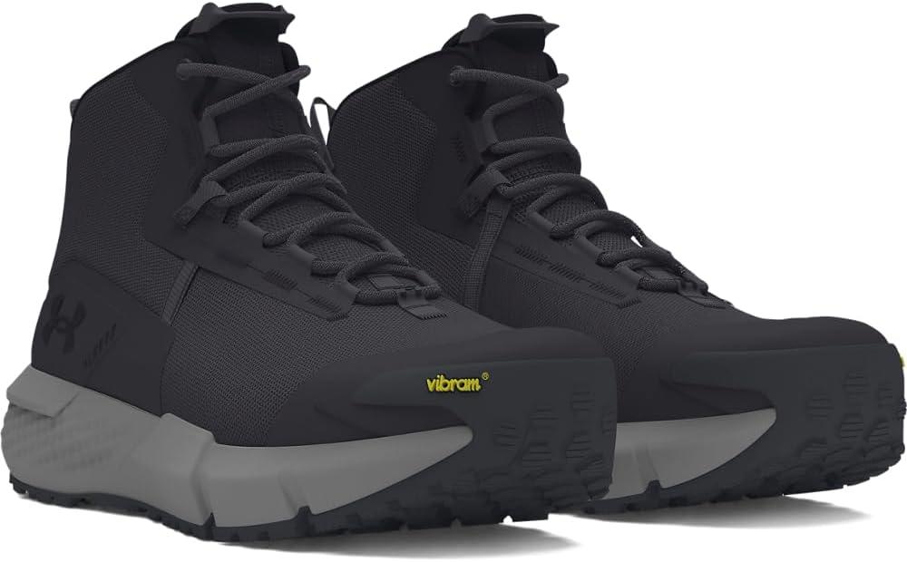 imageUnder Armour Mens Charged Valsetz Mid Military and Tactical Boot102 AnthraciteCastlerockBlack