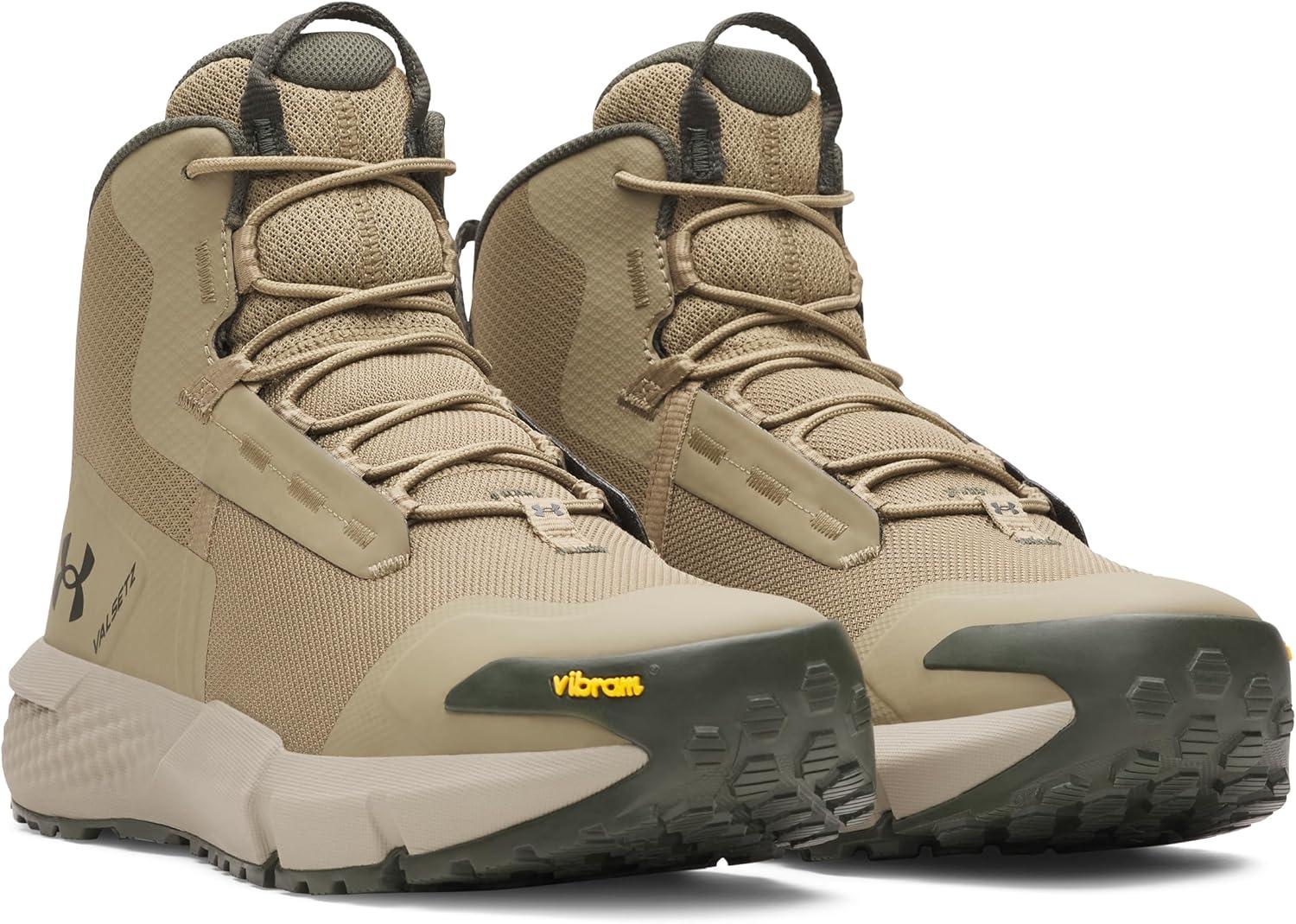 imageUnder Armour Mens Charged Valsetz Mid Military and Tactical BootBayouTimberwolf TaupeBaroque Green