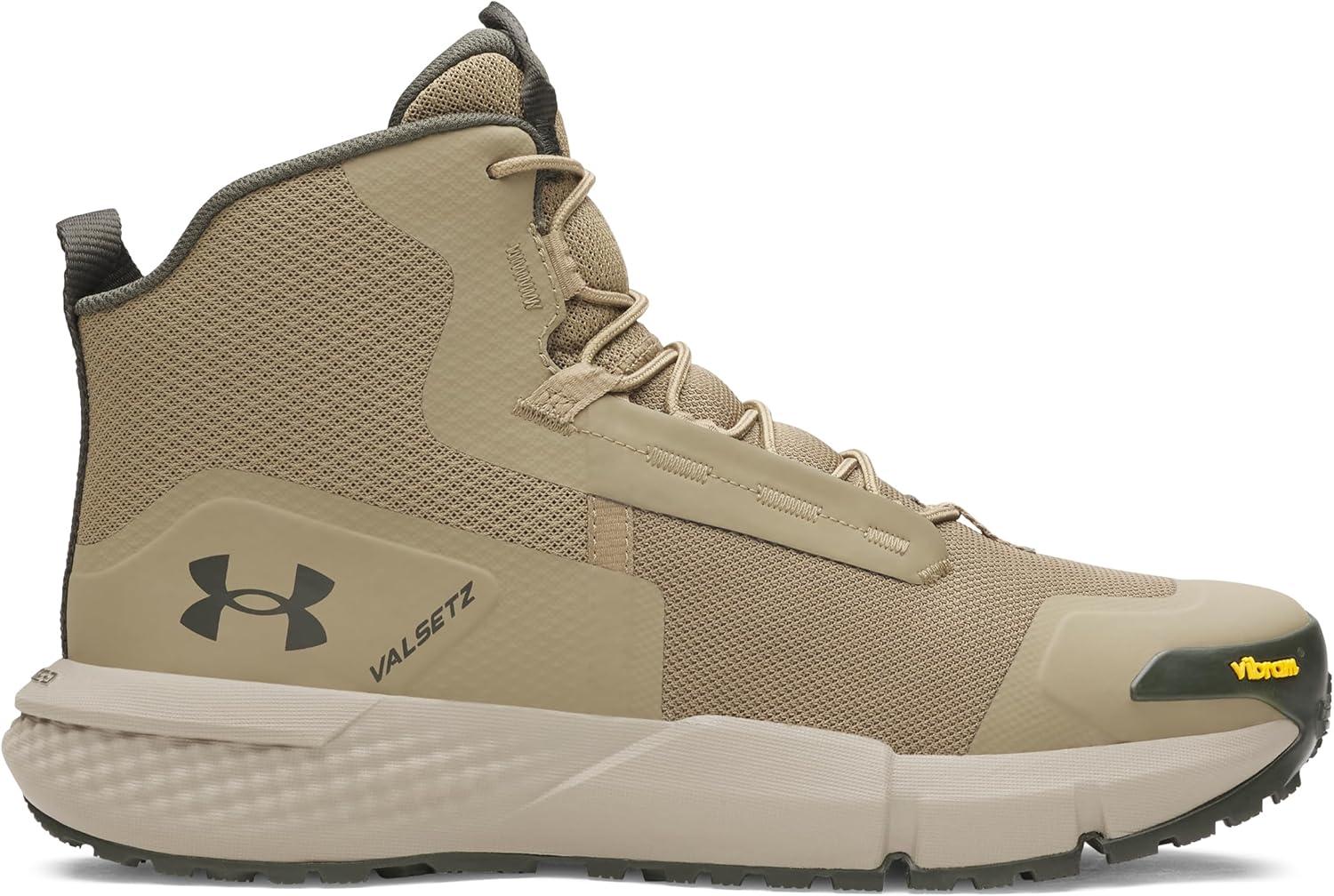imageUnder Armour Mens Charged Valsetz Mid Military and Tactical BootBayouTimberwolf TaupeBaroque Green