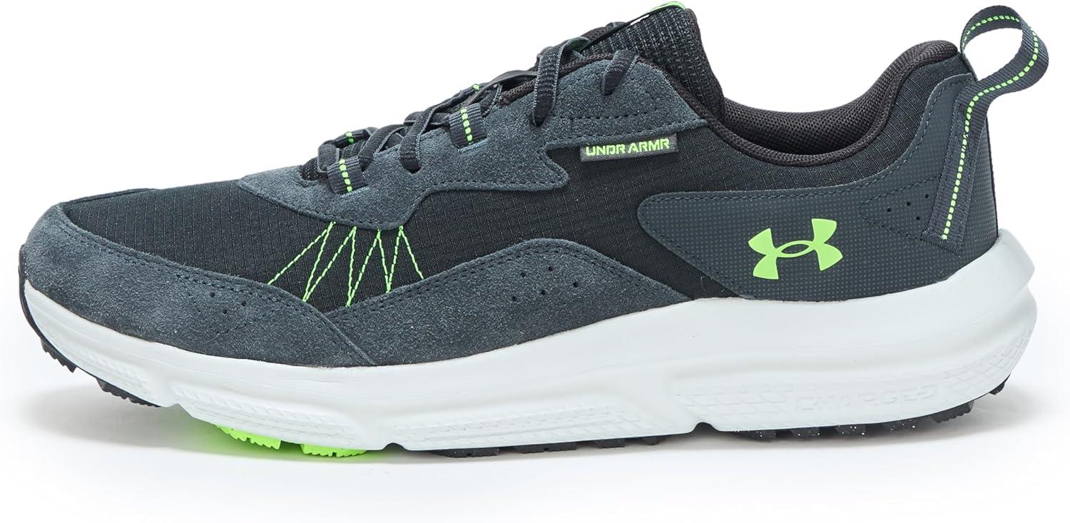 imageUnder Armour Mens Charged Verssert 2 Sneaker004 BlackAnthraciteHyper Green