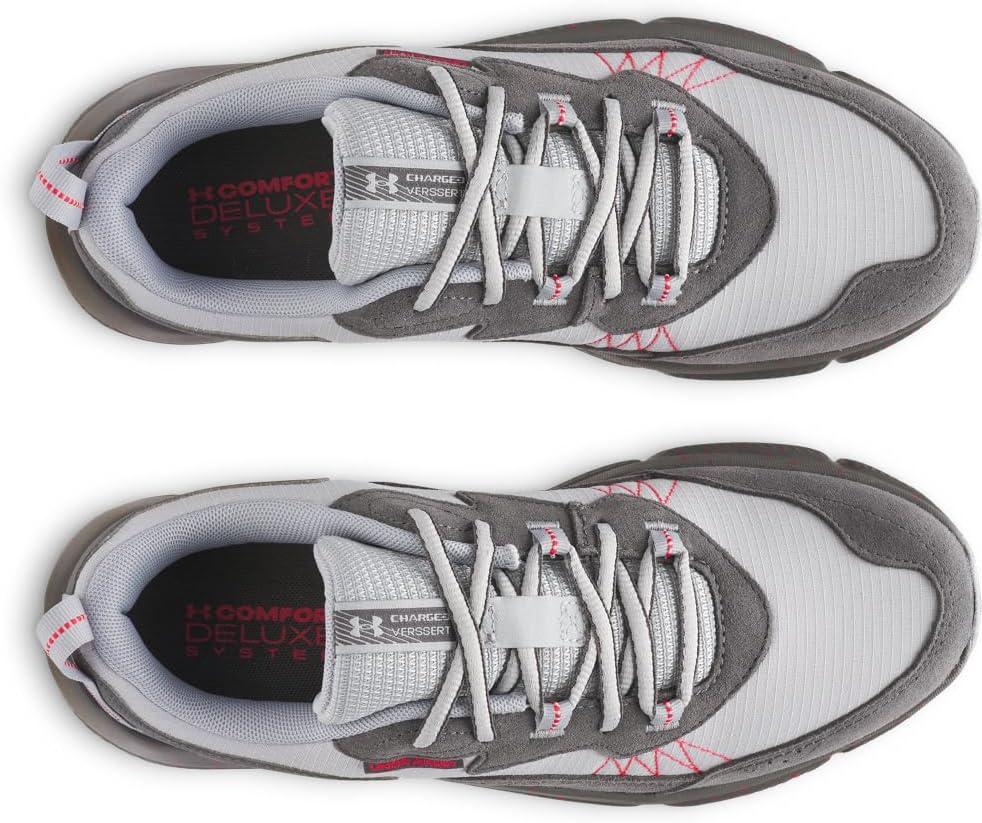 imageUnder Armour Mens Charged Verssert 2 Sneaker011 Mod GrayCastlerockRacer Red