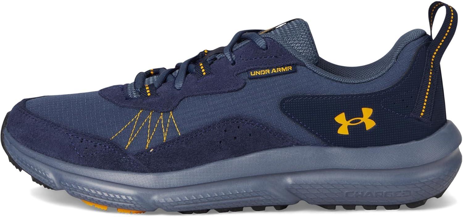 imageUnder Armour Mens Charged Verssert 2 Sneaker044 Downpour GrayMidnight NavyCampus Gold