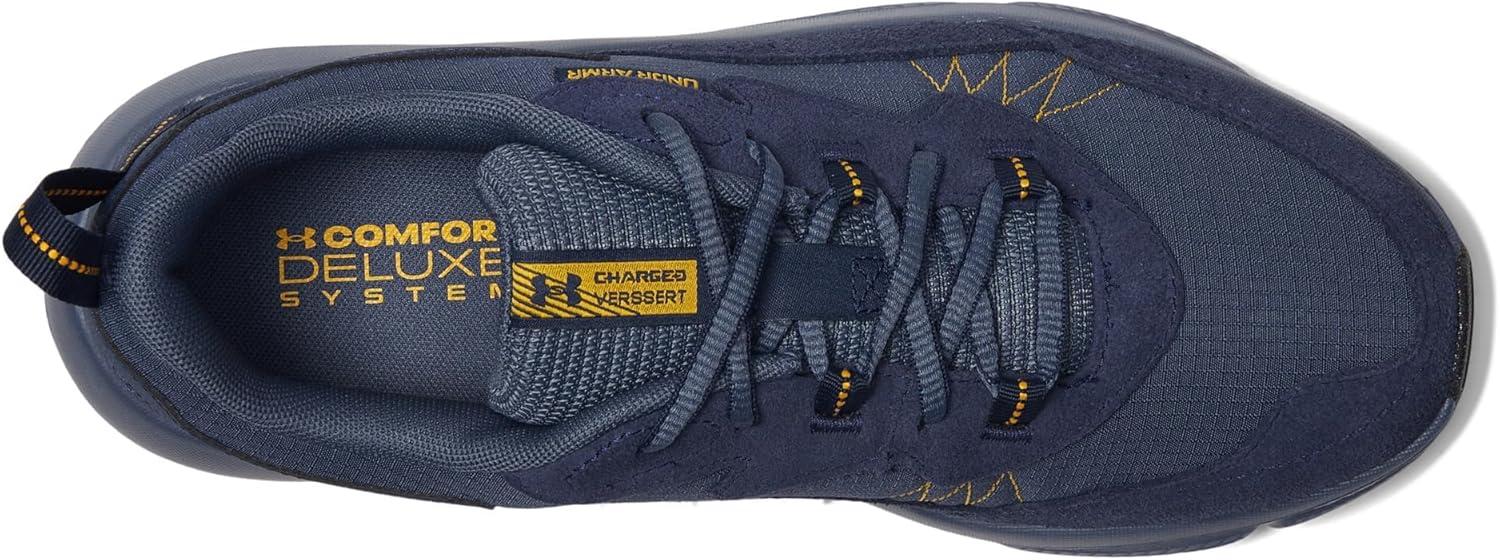imageUnder Armour Mens Charged Verssert 2 Sneaker044 Downpour GrayMidnight NavyCampus Gold