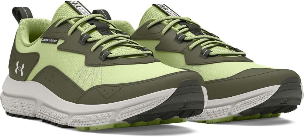 imageUnder Armour Mens Charged Verssert 2 Sneaker301 Retro GreenMarine Od GreenWhite Clay