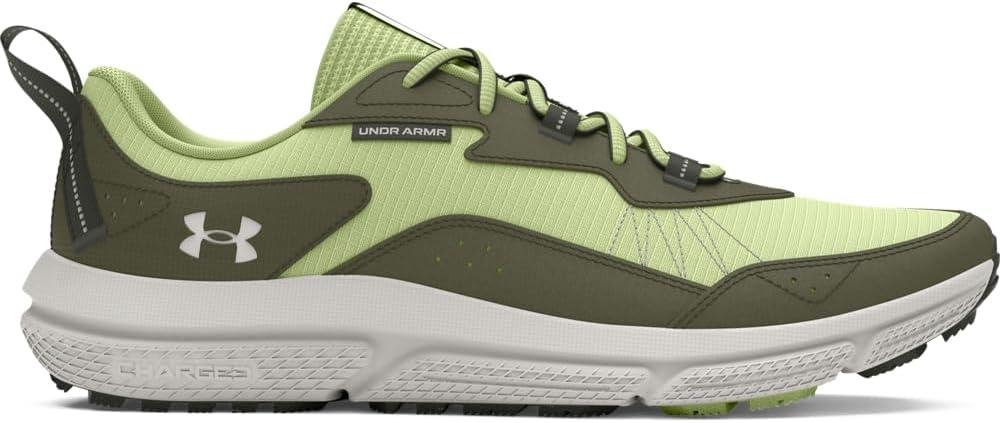 imageUnder Armour Mens Charged Verssert 2 Sneaker301 Retro GreenMarine Od GreenWhite Clay