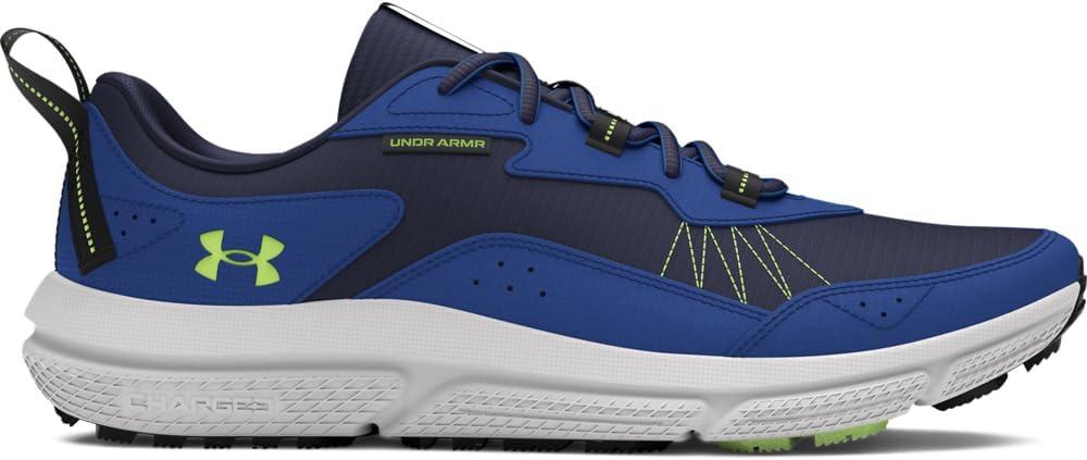 imageUnder Armour Mens Charged Verssert 2 Sneaker401 Midnight NavyTech BlueMorph Green