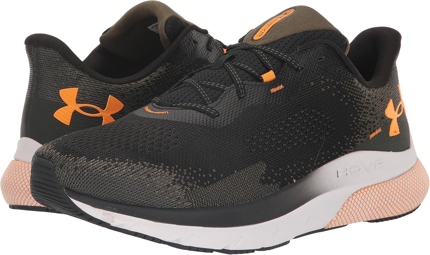 imageUnder Armour Mens HOVR Turbulence 2 Running Shoe002 BlackMarine Od GreenFormula Orange