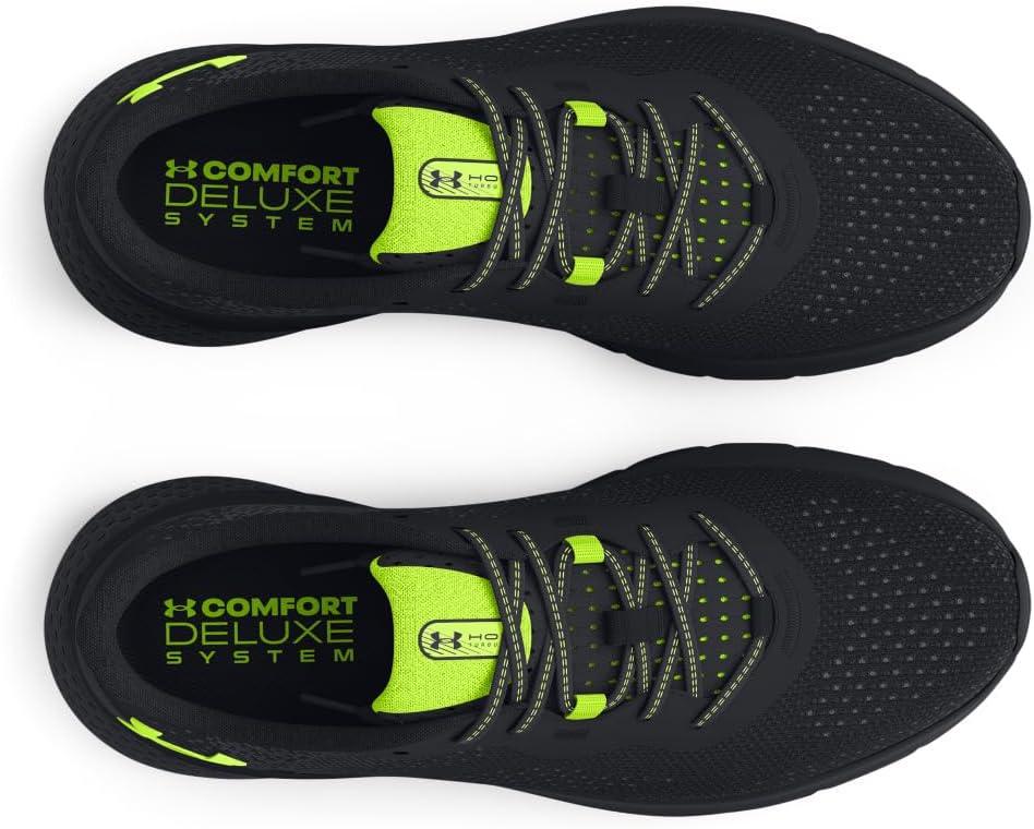 imageUnder Armour Mens HOVR Turbulence 2 Running Shoe003 BlackBlackHigh Vis Yellow