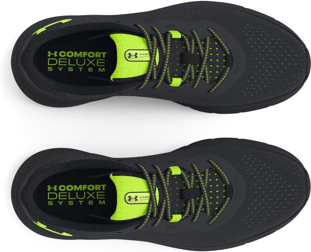 imageUnder Armour Mens HOVR Turbulence 2 Running Shoe003 BlackBlackHighvis Yellow
