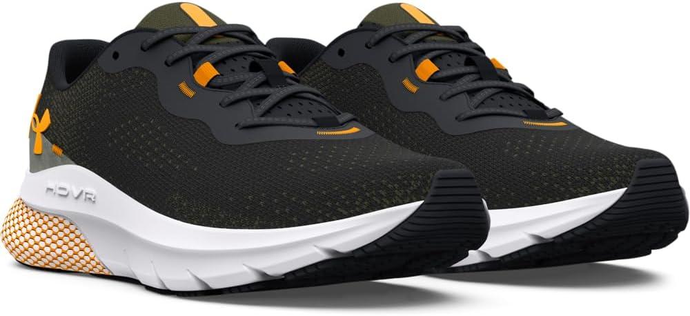 imageUnder Armour Mens HOVR Turbulence 2 Running Shoe004 BlackMarine Od GreenFormula Orange